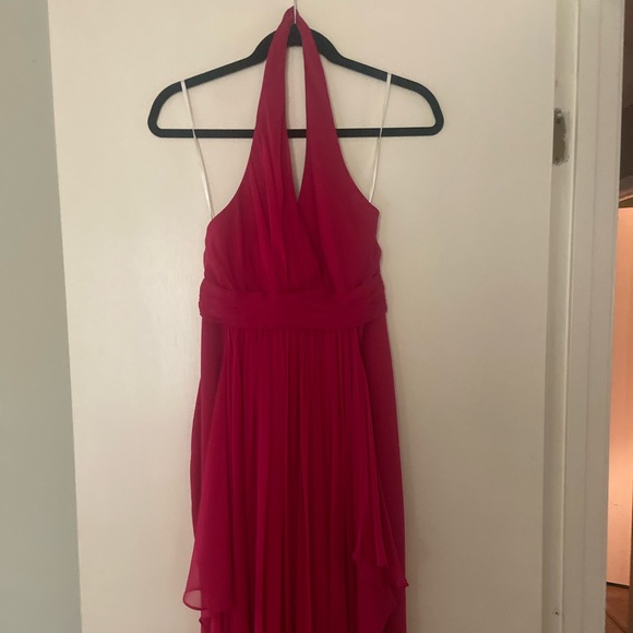 Marchesa Notte Flyaway Halter Gown - Picture 4 of 6